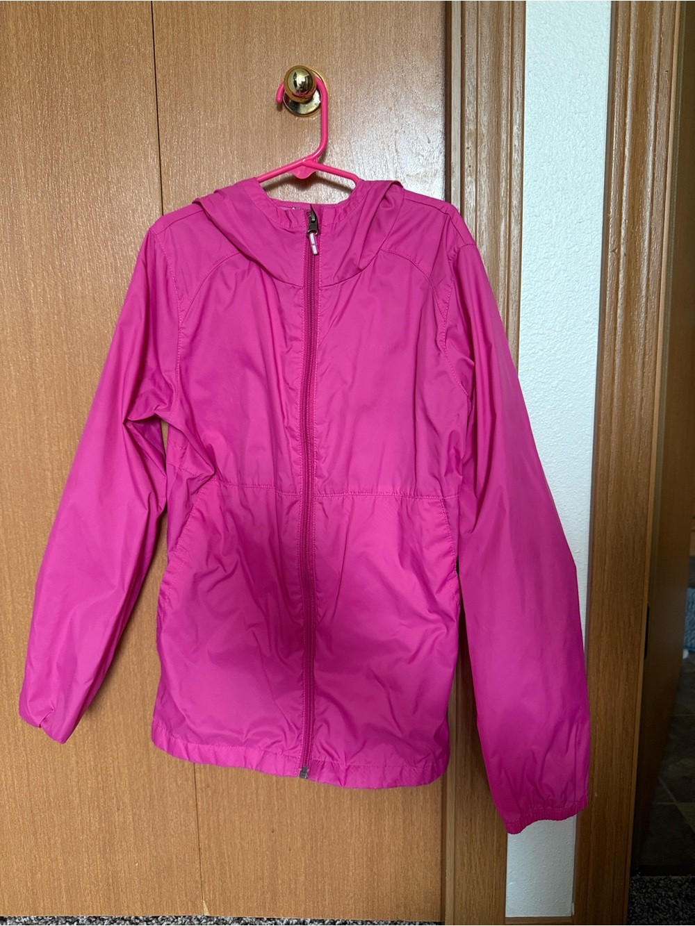 Columbia Kids Hot Pink Hooded Rain Jacket